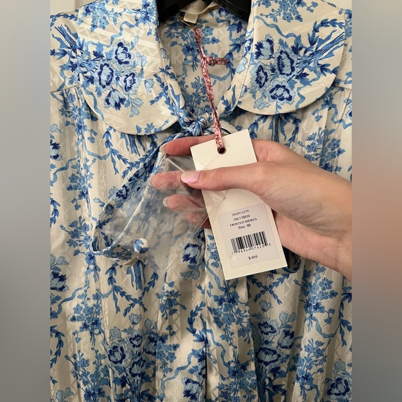 NWT LoveShackFancy Daly Mini Dress in Frosted Shores in a size 00 - Picture 4 of 4